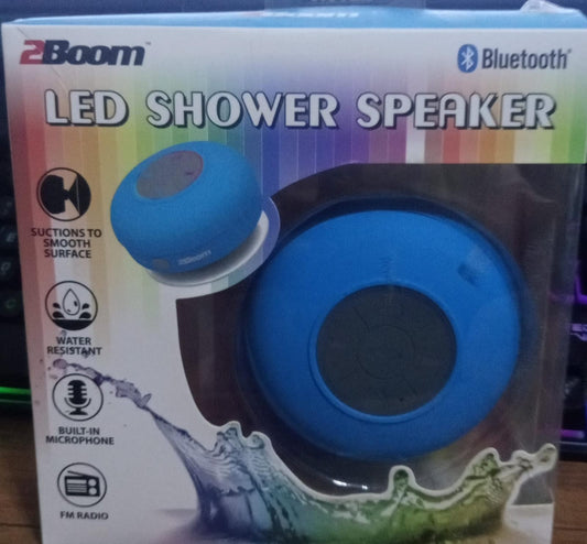 2 BOOM BT290B Aqua Jam Altavoz de Ducha Bluetooth (Azul)