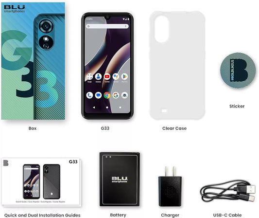 "BLU G33 - Desbloqueado | Pantalla de 6,26"" | 16/2