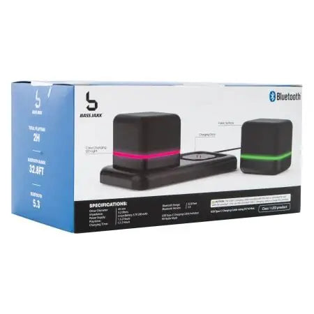 Dual Bluetooth® LED Wireless Speakers